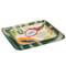 Hello Honey® Fruit & Abstract Striped Enameled Metal Tray Set